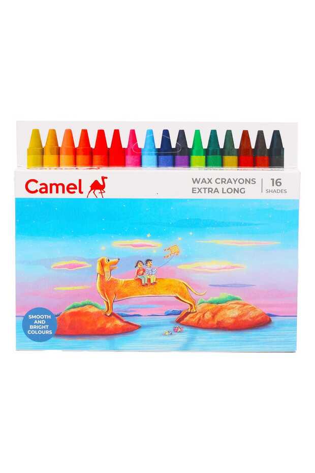 Wax Crayons Extra Long 16 Shades
