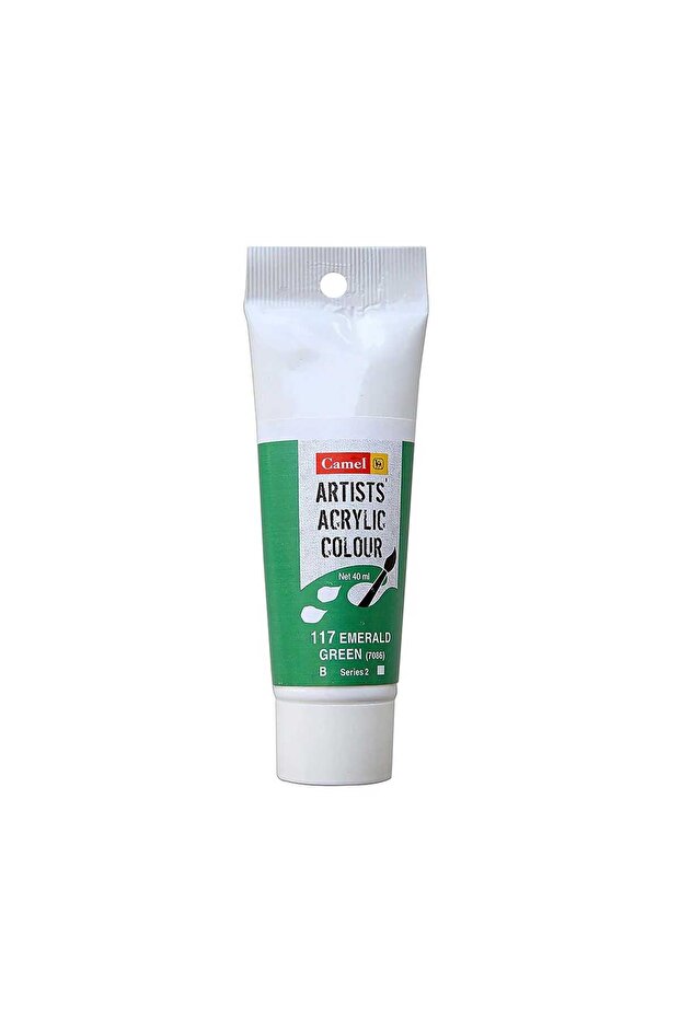 Artist Acrylic Colour 40ml Tube 117 Emerald Green