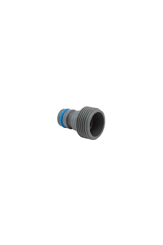 Standard Threaded Adaptor, 3/4 inches, Blue/Dark Grey
