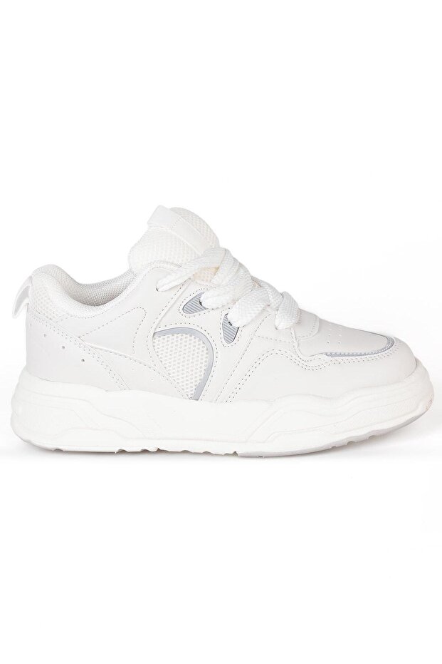 Jacob Flt Sneakers |   School Nursery and Daily Use - White