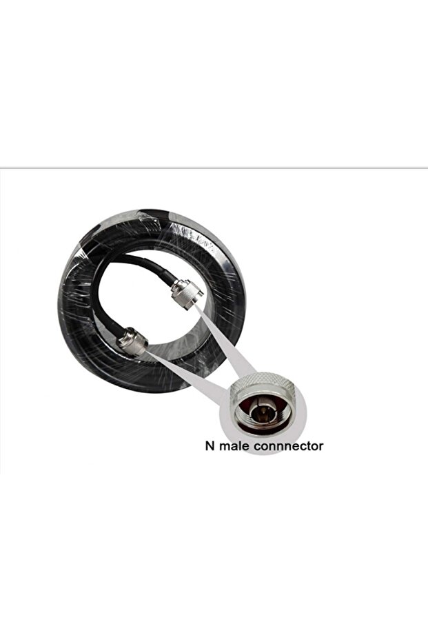 RF Coaxial 10 Mtr Cable with Connector for Mobile Network Booster
