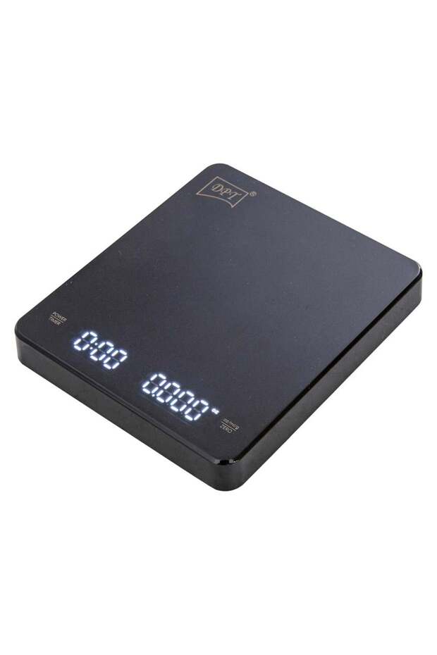 Digital Plastic Scale, Specialized for Coffee, Black, Size 15*12.9*2 cm