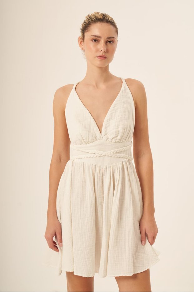 Galatea Mini Goddess Women's Dress Off-White