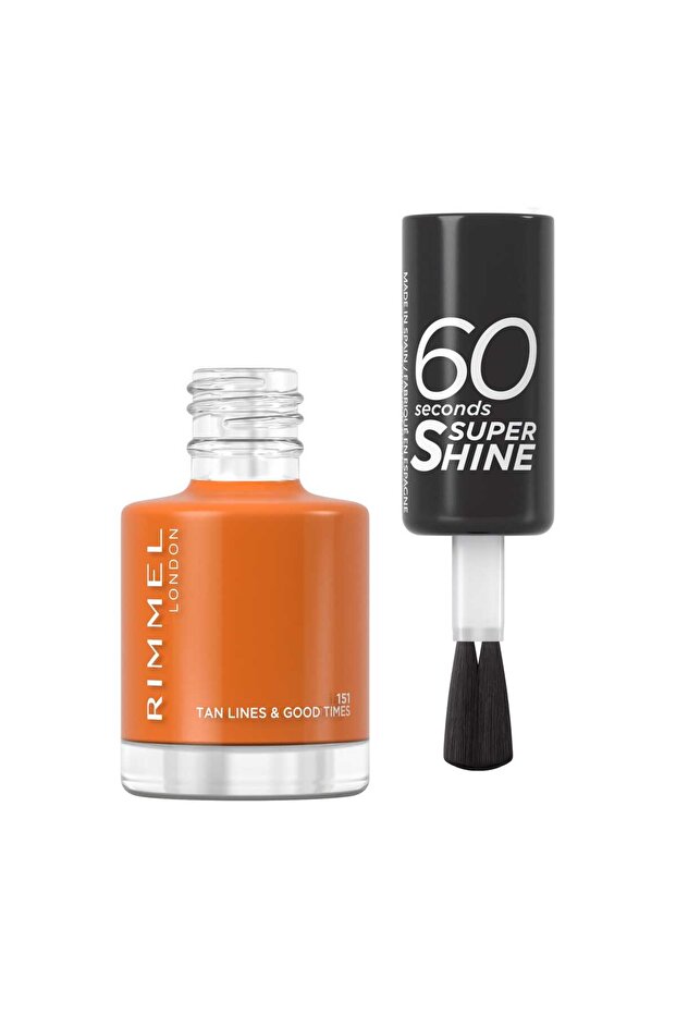 60 Sec Nail Polish Lacquer, 151 Tan Lines & Good Times