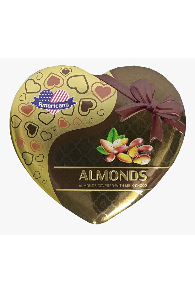 AMERICANO HEART ALMONDS BOX 180 GM