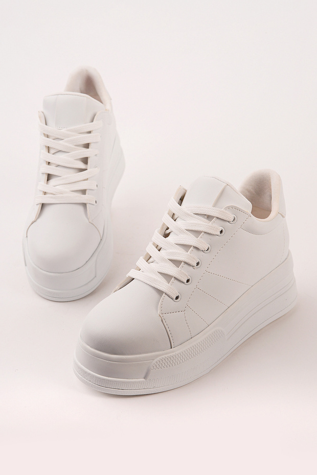 Frm-001 Thick Sole Lace-Up Sports Shoes