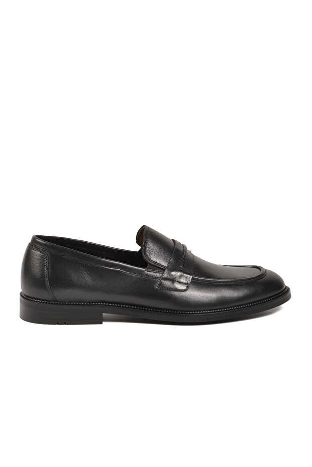 Black Genuine Leather Men's Classic Shoes