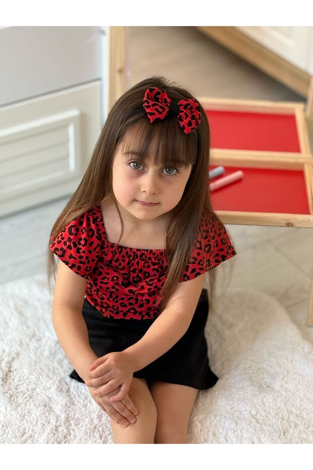 Red Leopard Model Double Set - 6