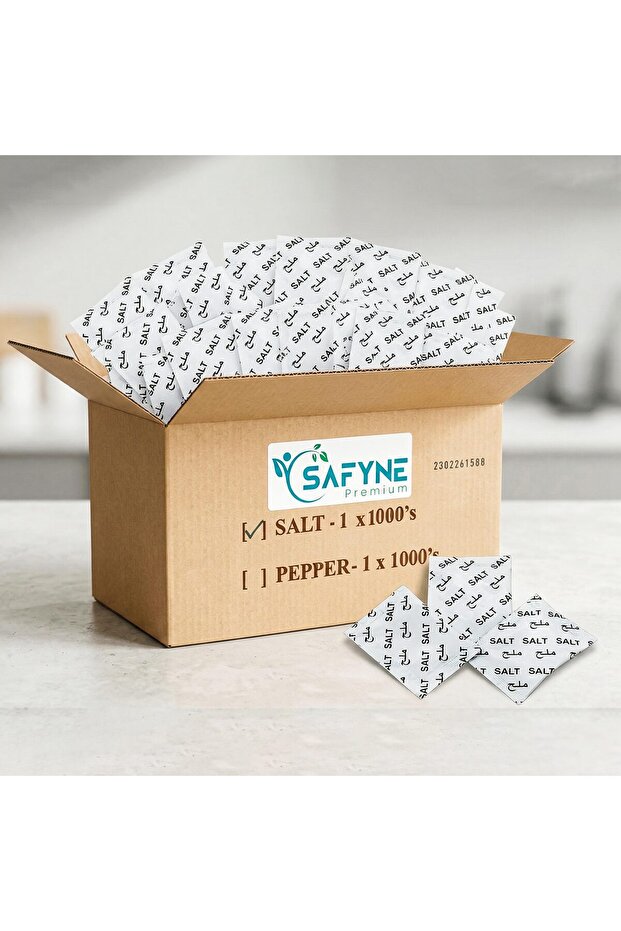Refined Table Salt Sachet 1gm (1x1000 Pcs)