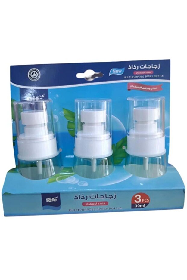 طقم علب بخاخ متعدد الاستخدام من رايت - 3 قطعه × 30 مل - 1