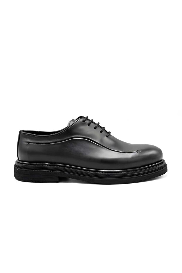 Luka black men's leather shoes