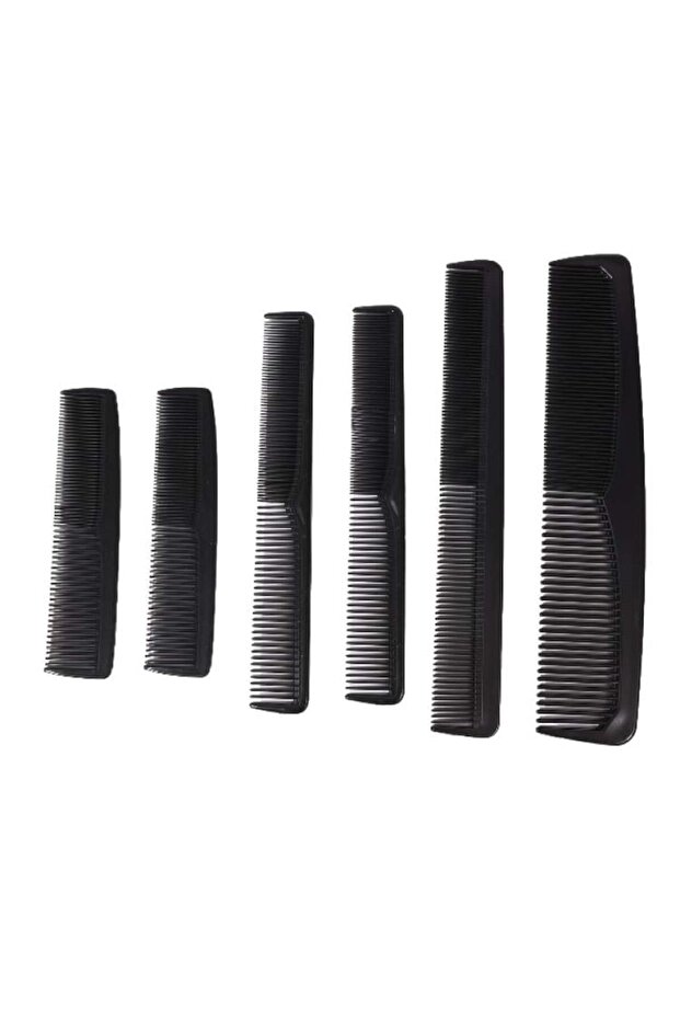 Salon System Comb Set - 6Pc - 1
