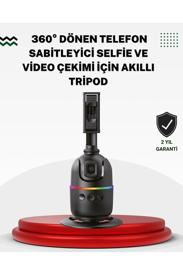 360 مع خاصية تتبع الوجه التلقائي لمحتوى وسائل التواصل الاجتماعي ° حامل جيمبال دوار - SPTROT1545-6227