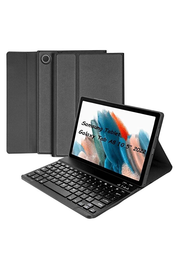 Keyboard Case for Samsung Galaxy Tab A8 10.5 inch - Smart Wireless BT Detachable Waterproof Magnetic