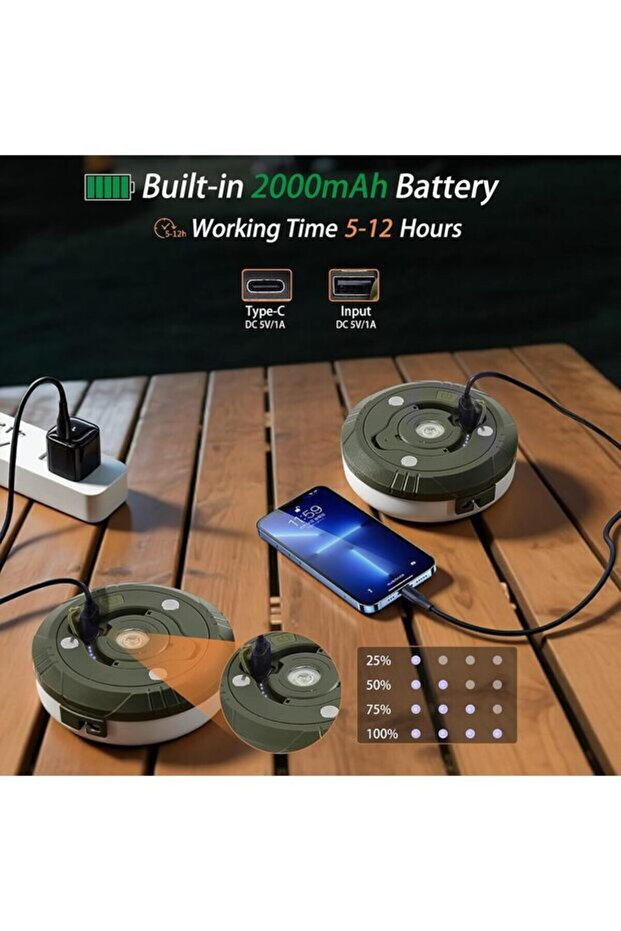 Camping Light Rechargeable Waterproof - 4