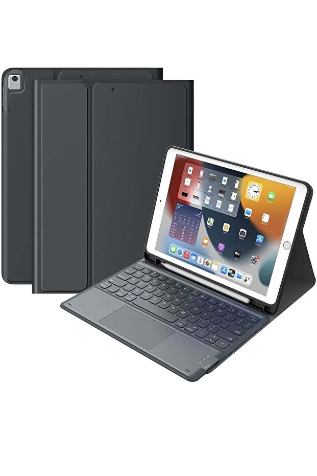 iPad Keyboard 9th Generation, Keyboard for iPad 8th Generation/7th Gen 10.2 Inch, Smart Trackpad, De