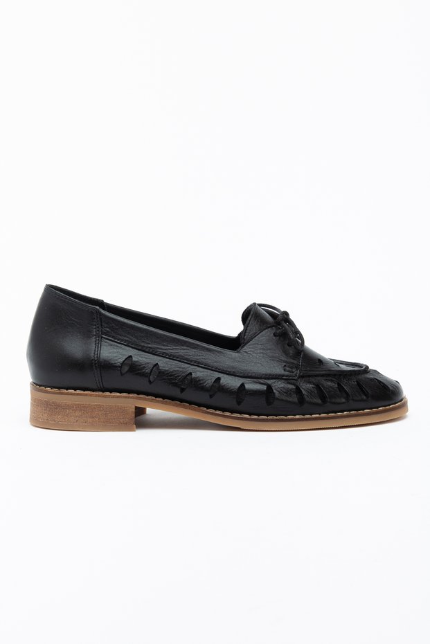 Genuine Leather 33-34-35-36-37-38-39-40-41-42-43-44-45 Size Laser Cut Perforated Women's Shoes