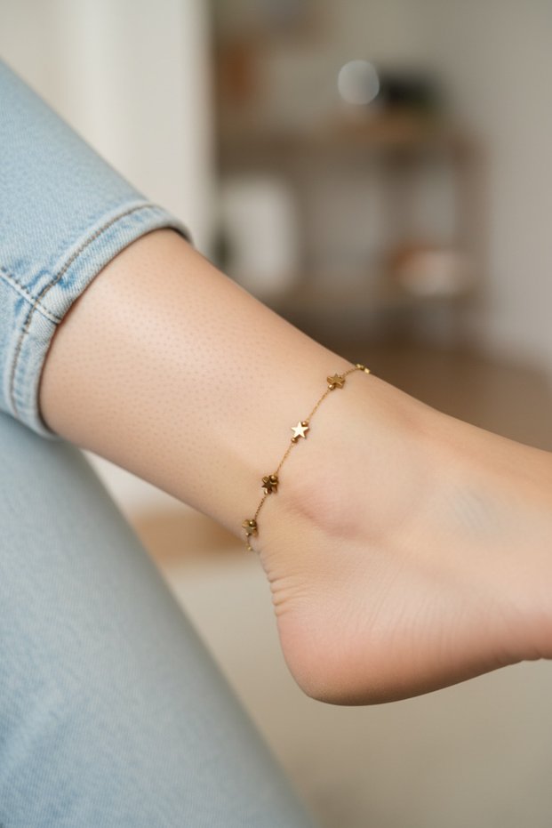 Stainless Steel Anklet, Stylish and Elegant, New Season, Can Be Used in the Sea and Pool, Does Not Tarnish