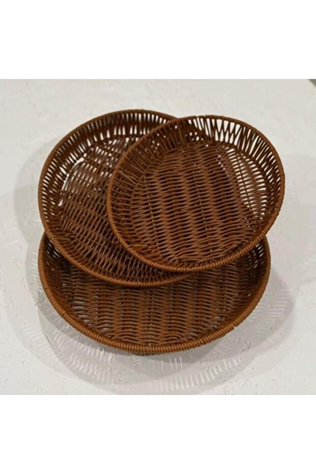 Artificial Rattan Serving Plates صحن تقديم رتان صناعي