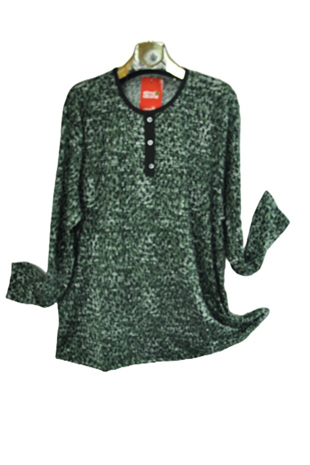 Plus Size Mother Combed Cotton Blouse