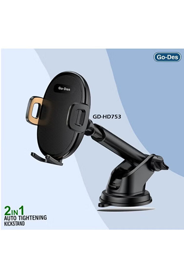 2 In 1 Mini Foldable Car Mount Mobile Phone Holder, Designd For dashboard/windshield | Flare Gadgets