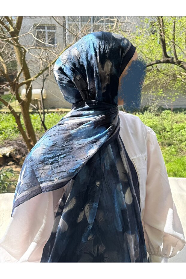 Tesettür Flow Pattern Bamboo Shawl
