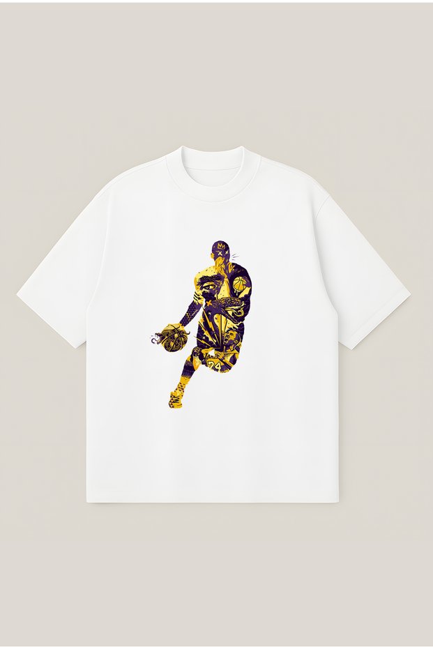 Kobe Mamba Boxy Fit Oversize Unisex 100% Cotton Tshirt – Printed T-Shirt | Streetwear