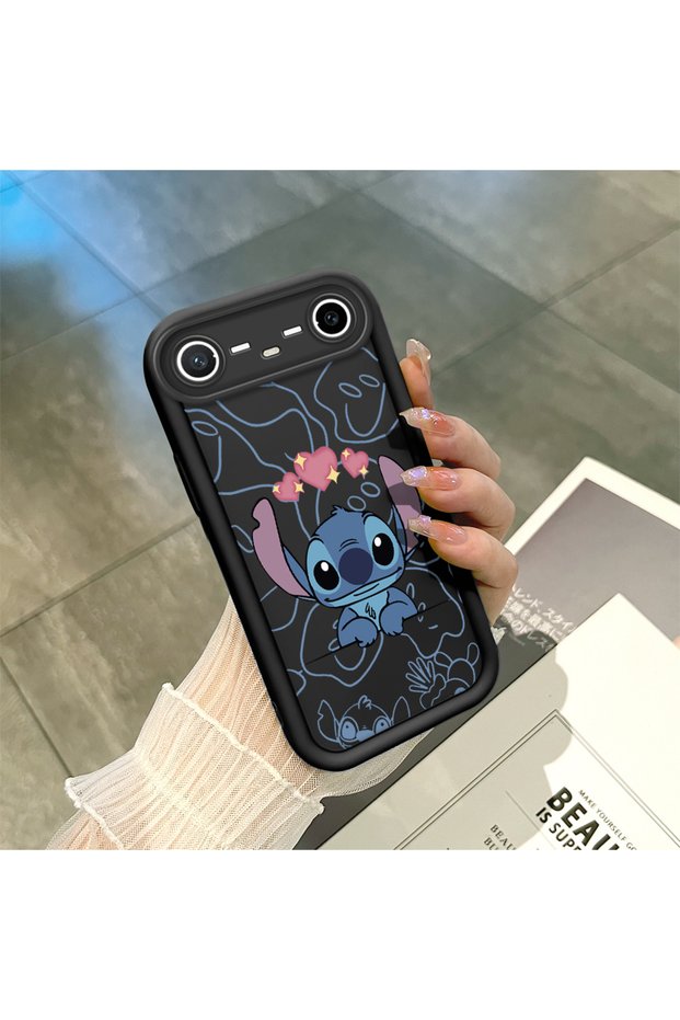 Tecno Spark Slim/Pova Slim Compatible Shockproof Camera Protected Black Silicone Stylish Print Case