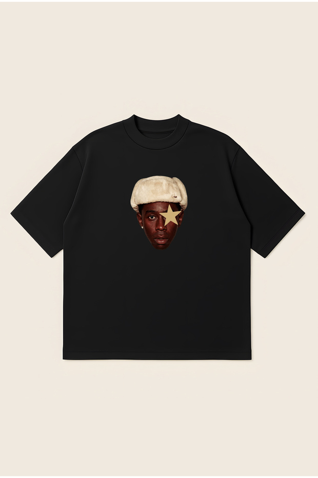 Tyler the Creator Printed Oversize Boxy Cut Unisex 100% Cotton Printed Tshirt | Streetwear