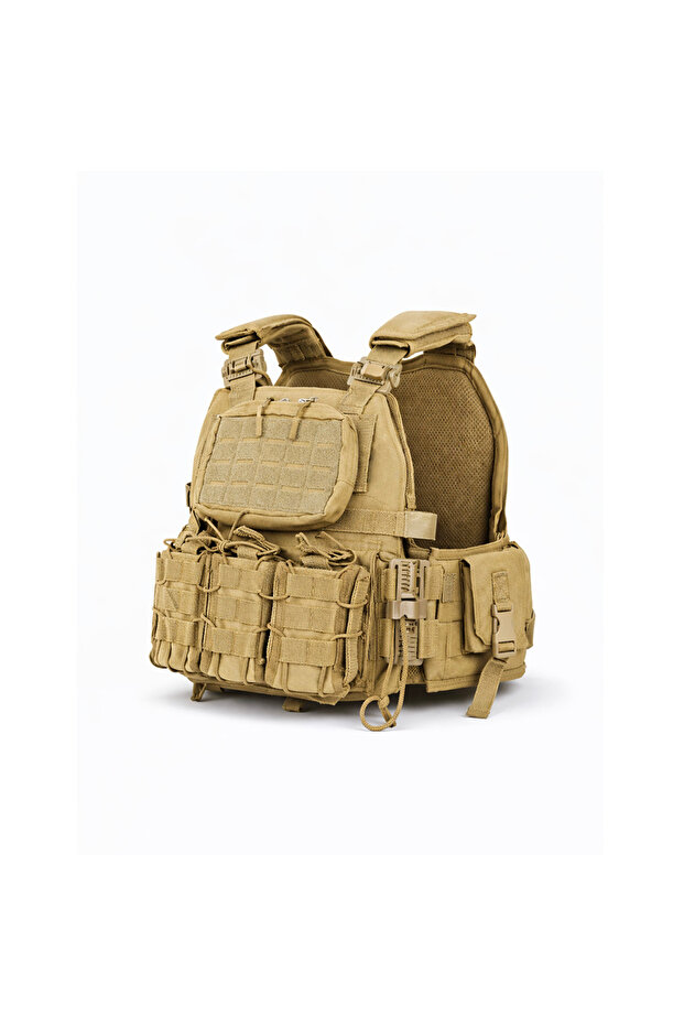 Tactical Vest Beige - Quick Release