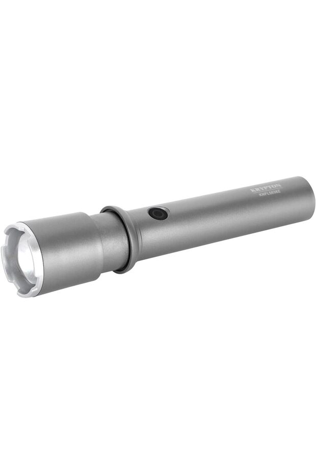 Krypton-KNFL5036 Zoomable LED Flashlight With Type-C Charging | 2500mAh Lithium Battery|4 Lighting M