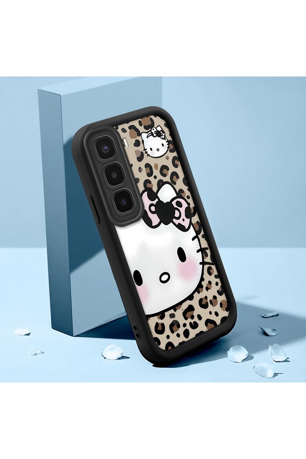 Infinix Hot 60 Pro Plus Compatible Stylish High-Quality Leopard Pattern Cat Phone Case