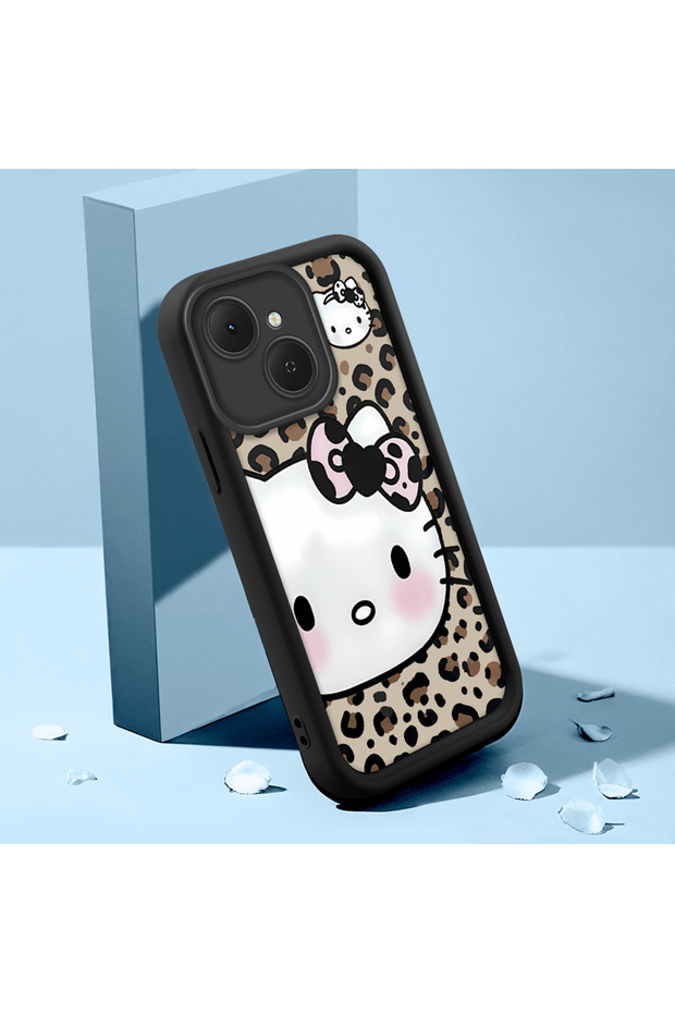 Tecno Spark 40C Compatible Stylish High-Quality Leopard Pattern Cat Phone Case