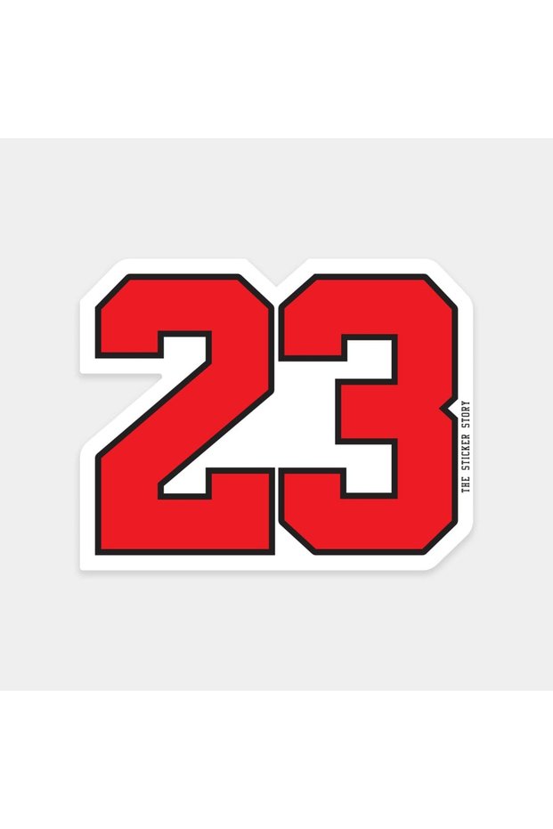 Number 23 Sticker