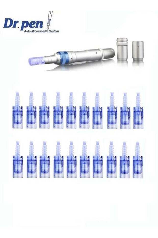 خرطوشة بديلة Derma Ultima A6، 36 إبرة، 20 قطعة، أزرق، 8 سم