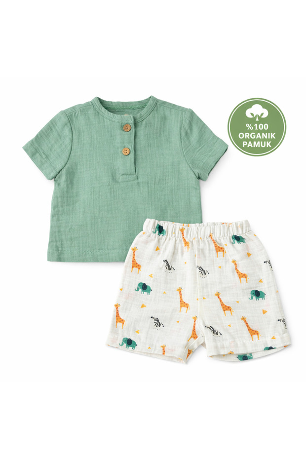 100% Organic Cotton Muslin Set