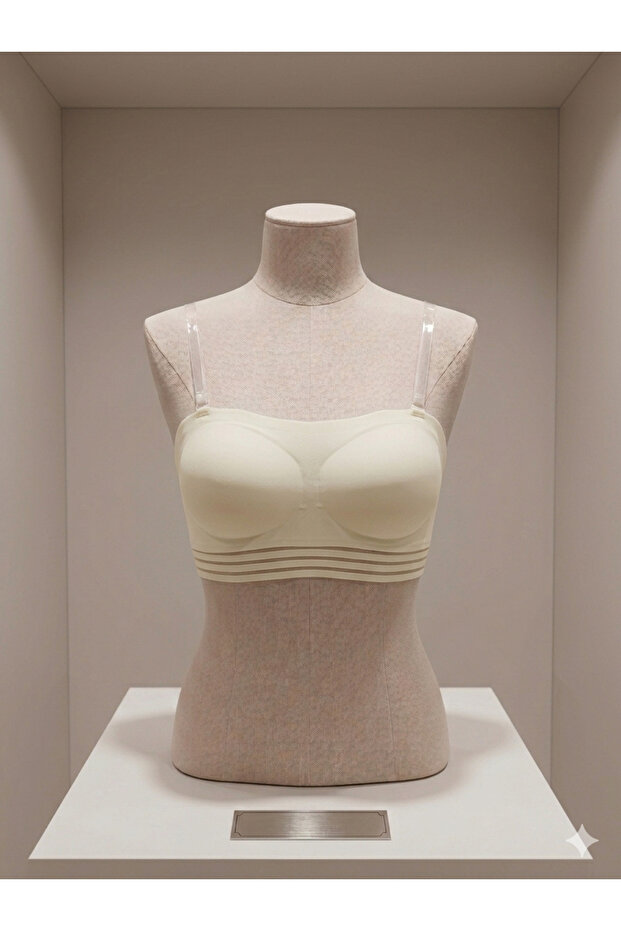 No Show Seamless No Underwire Padded Removable Laser Cut Bra F.K 1241 Lotus