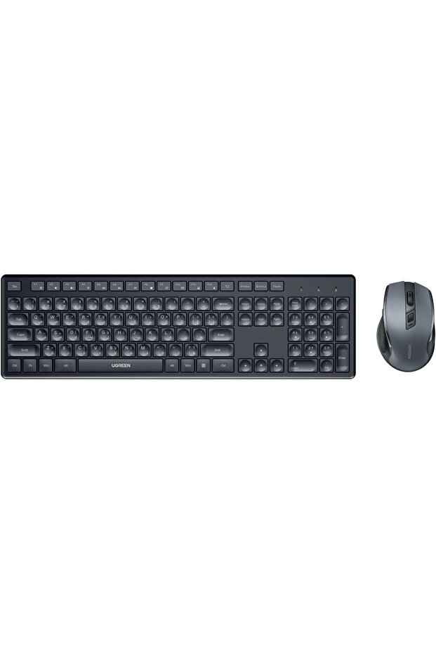 Wireless Keyboard and Mouse Combo, 2.4GHz Ergonomic Keyboard Mouse(UAE VERSION)