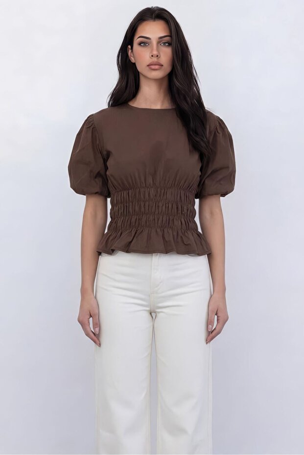 Zr Model Balon Kollu Büzgülü Top