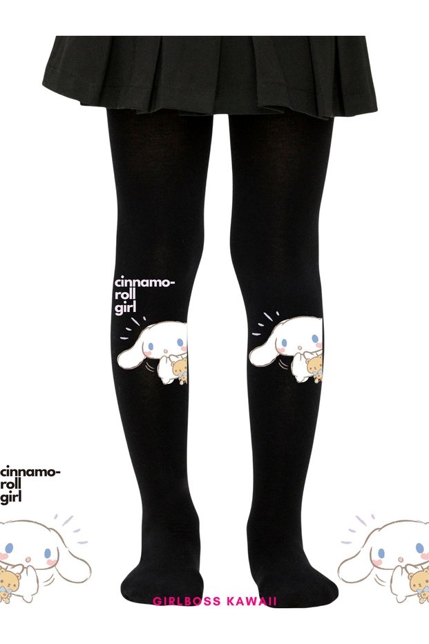 Cinnamoroll Black Pantyhose Matte Opaque New Figure