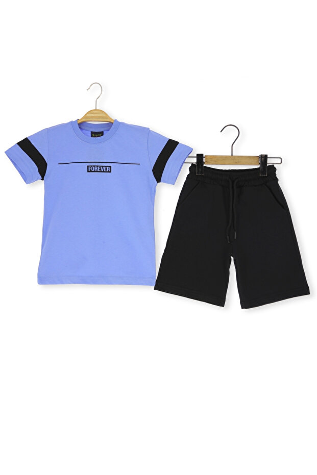Boy's Shorts Suit Printed - 2