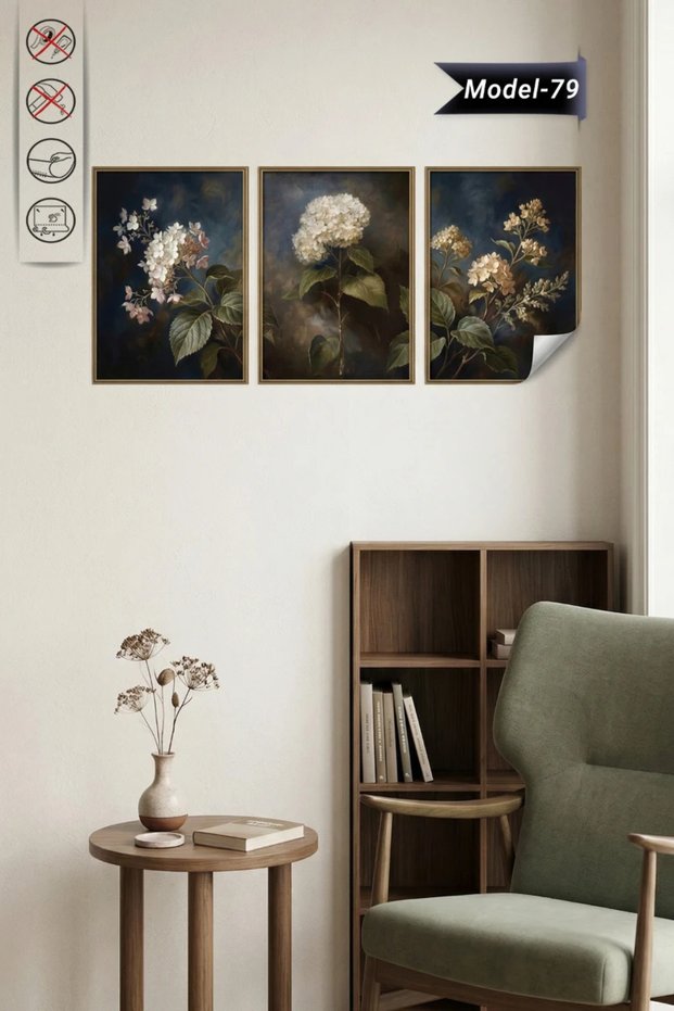 Static Cling Tablecloth - Poster Flower (Model- 79)