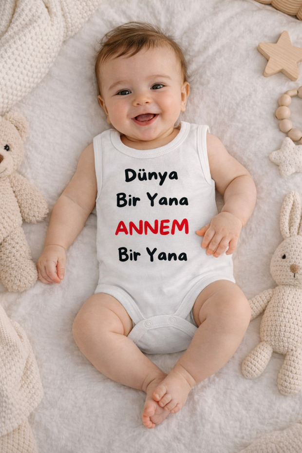 Unisex Baby Mom Dad Auntie Auntie Still Printed 100% Cotton Bodysuit