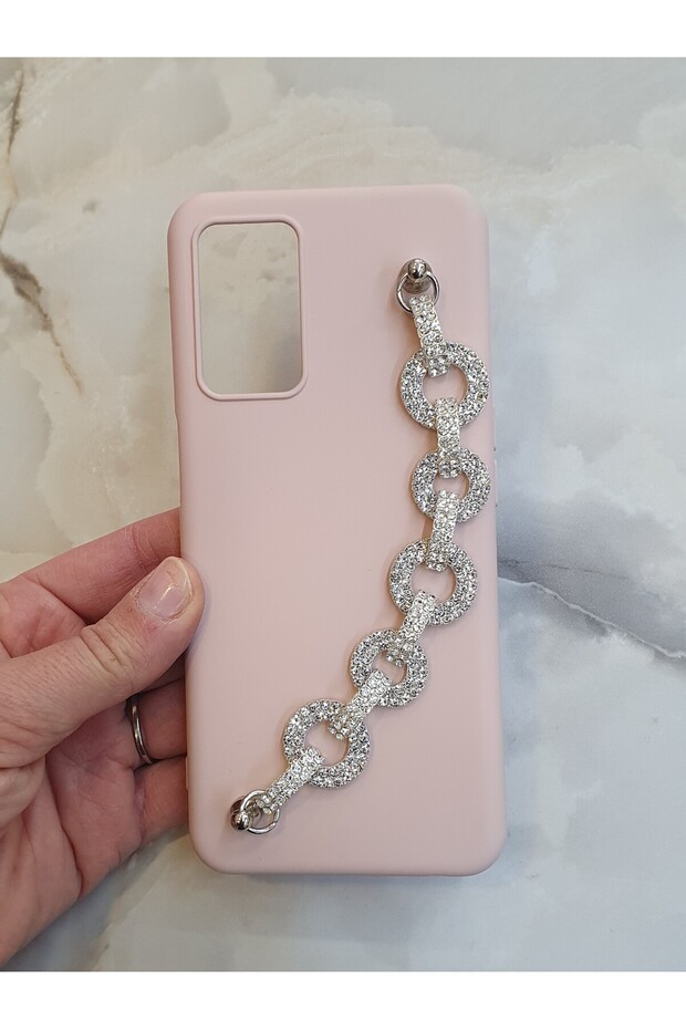 Oppo A55 Stone-Encrusted Hand-Held Laser Cut Case