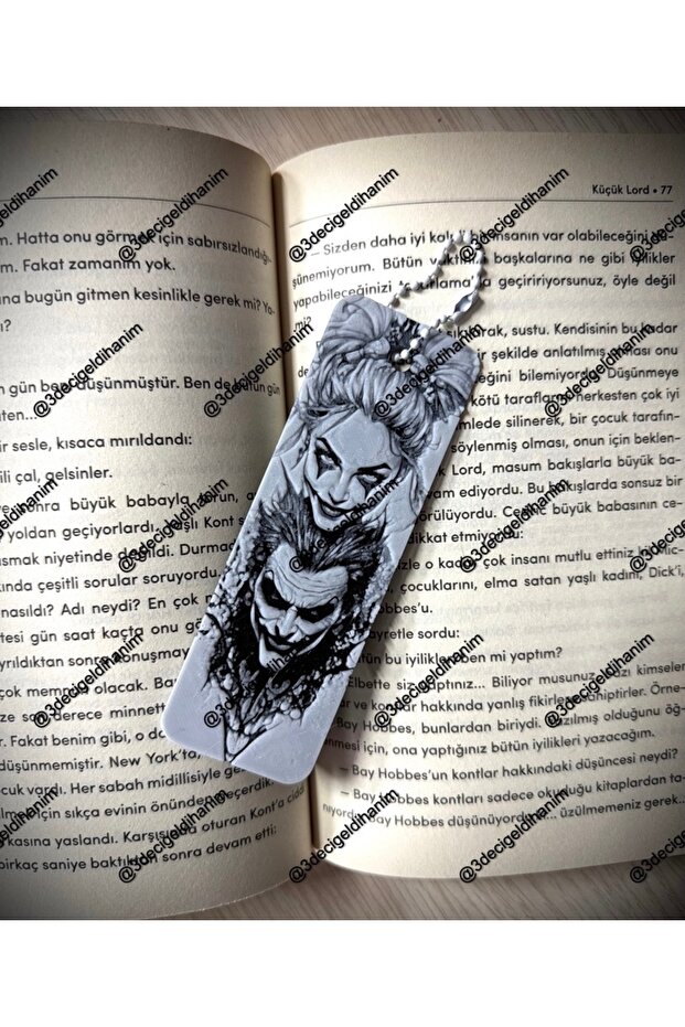 Kitap Ayracı 3D