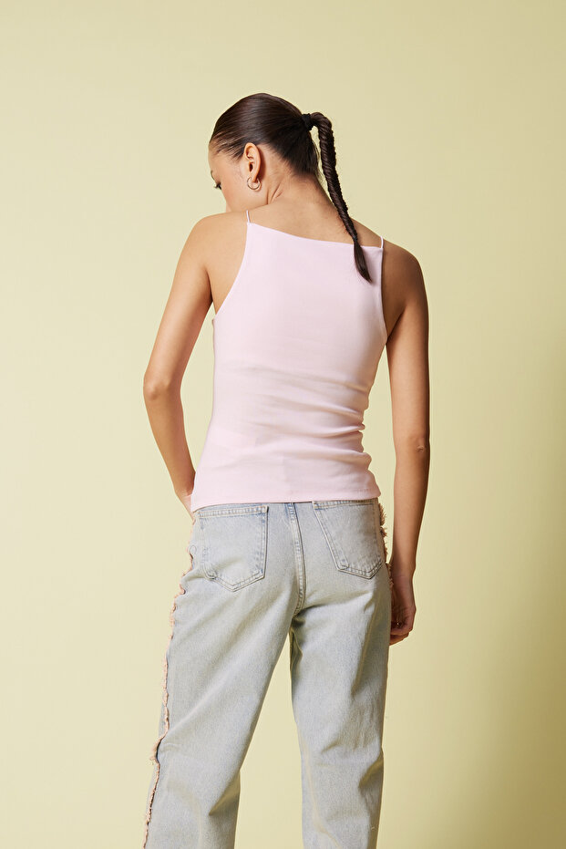 Top cu guler halter - 4