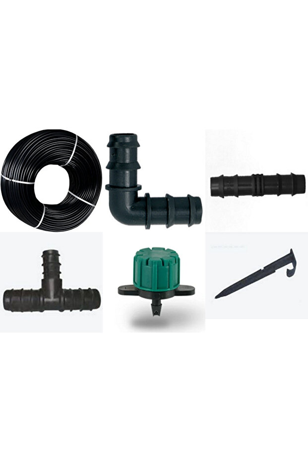 300-METER SEWER Hose Set (Elbow - Coupling - Tee - Nozzle - Pile) (110 Pieces)