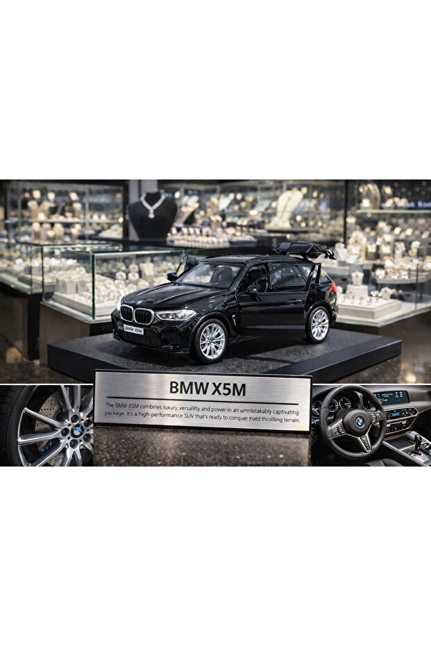 Bmw X5 Diecast Model Car Jeep 1:32 Scale Model Car Door Trunk Hood Openable