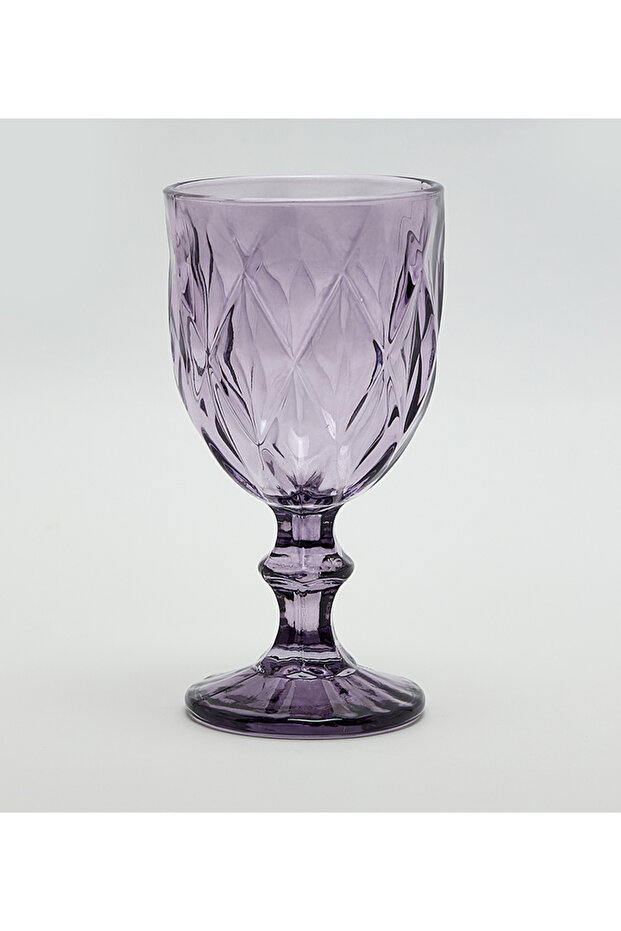 Glass 9x16.5cm Violet Goblets