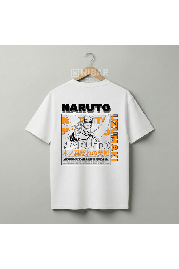 Naruto Design Unisex Cotton T-Shirt | Premium Fabric and High-Quality Printing